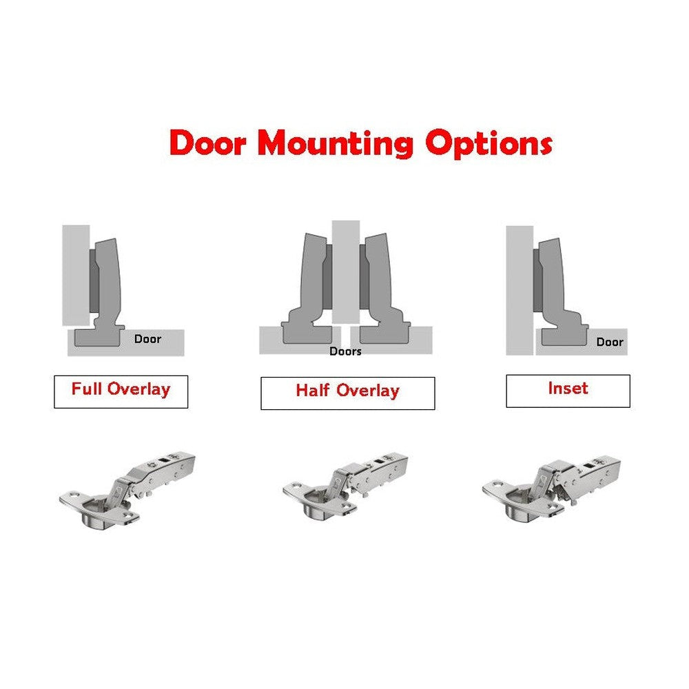 Hettich Sensys 110 Degree Hinges (Soft Close) - FULL OVERLAY