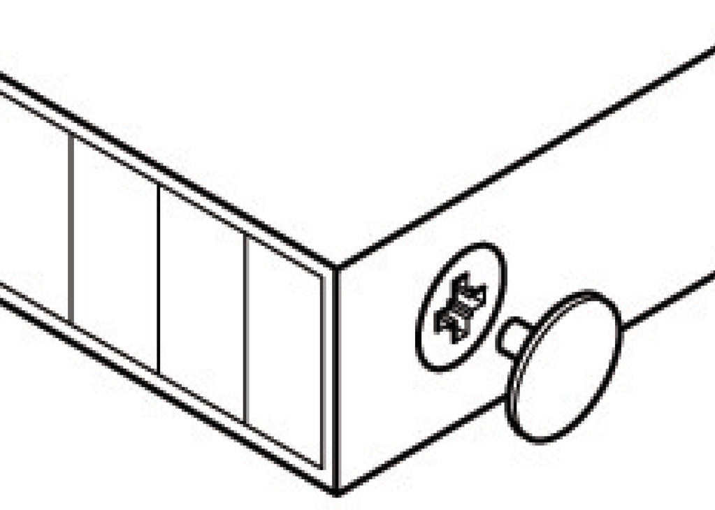 Plastic Screw Cover Cap - 50pcs