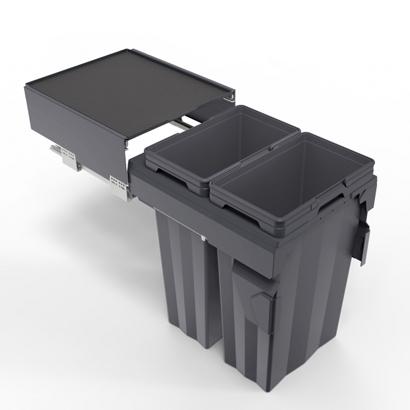 Kosara Soft Close Waste Bin 400mm