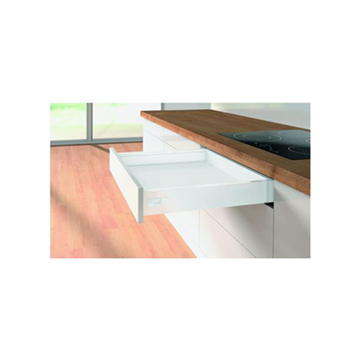 Hettich InnoTech Atira with Quadro V6 Full Extension Runners - WHITE (30kg)