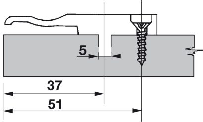 Hafele Support Catches and Keepers, Side Mounting - Image 3