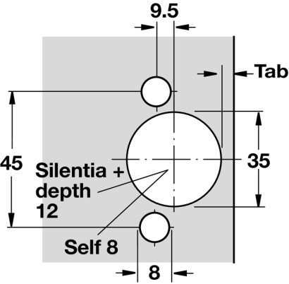 Salice 105° Hinge (Soft Close) - Image 3