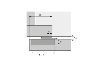 HETTICH Special Hinge Optimat Plus 4 FM - Image 2
