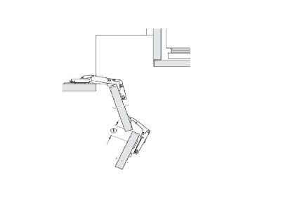 Salice Corner Door Hinge - Image 3